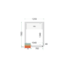 Tefcold CR 120x150x220 Cold Room Panels 80 mm