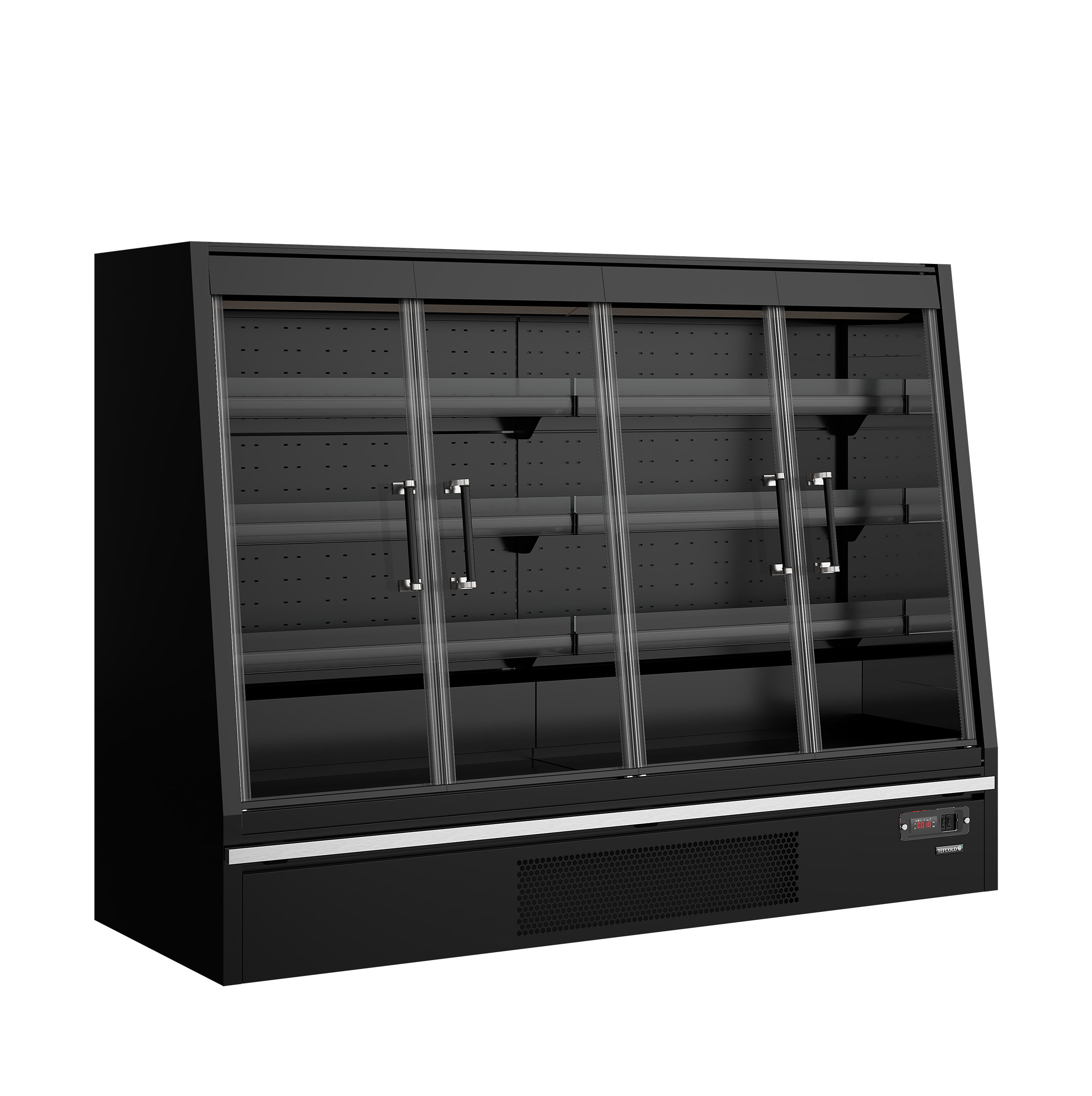 Tefcold Galaxy+ GPL20FGD Black Supermarket Multideck Cooler