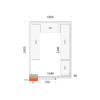 Tefcold CR 180x240x212 NF Cold Room Panels 80 mm