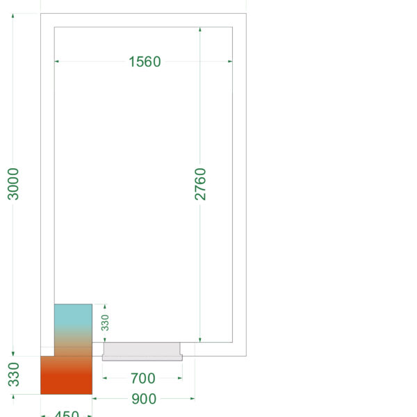 Tefcold CRNF1830 Freezer room