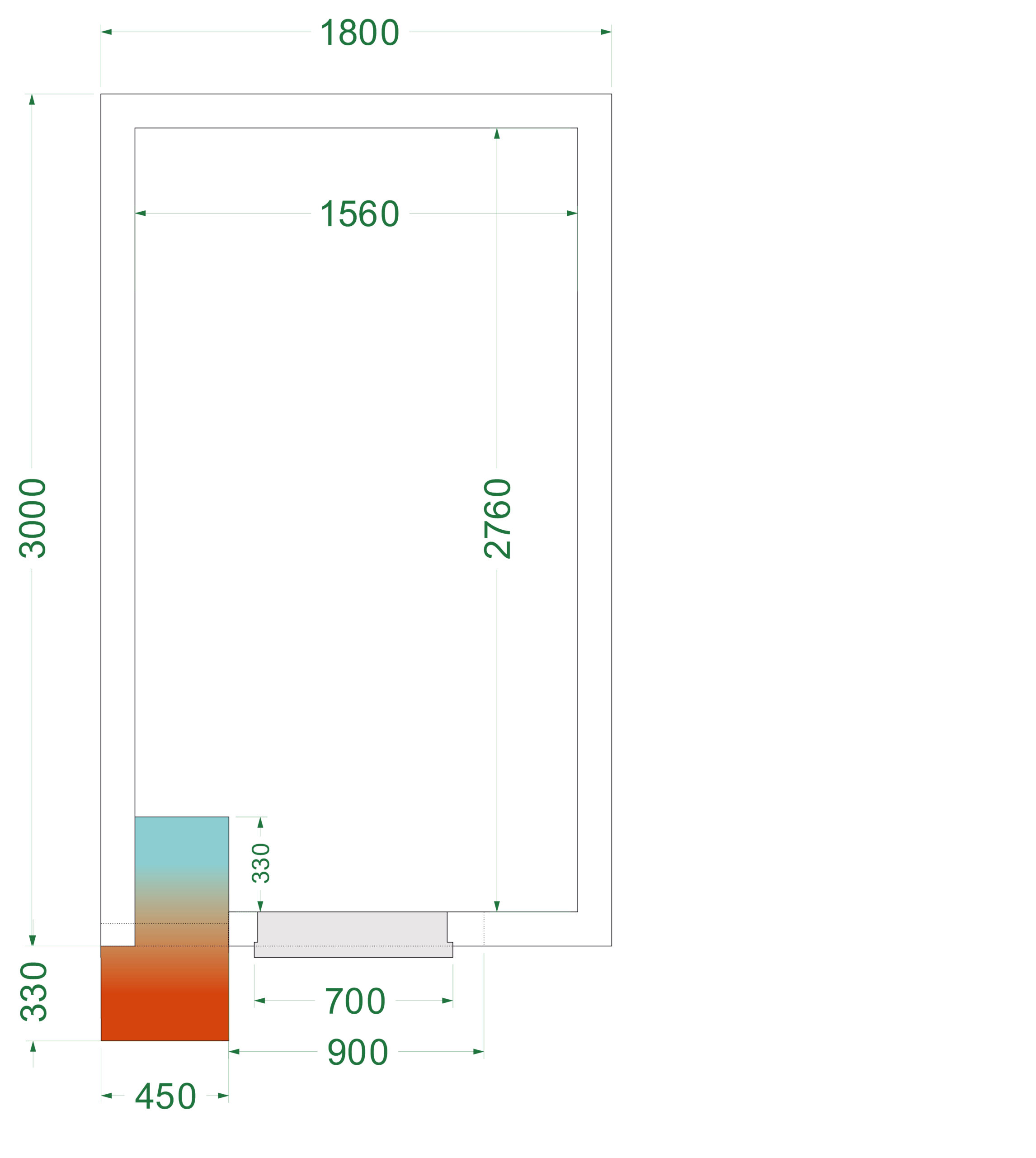 Tefcold CRNF1830 Freezer room