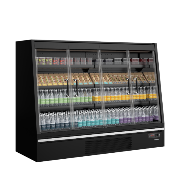 Tefcold Galaxy+ GPL20FGD Black Supermarket Multideck Cooler – kuva 1
