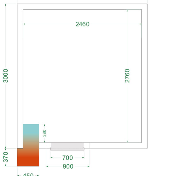 Tefcold CRNF2730 Freezer room