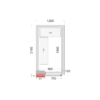 Tefcold CR 120x210x220 Coldroom Panels 120 mm