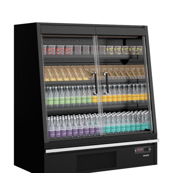 Tefcold Galaxy+ GPL14FGD Black Supermarket Multideck Cooler – kuva 1