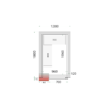 Tefcold CR 120x180x220 Coldroom Panels 120 mm