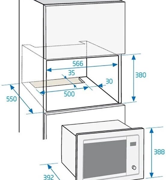 Built-in microwave Beko – kuva 3