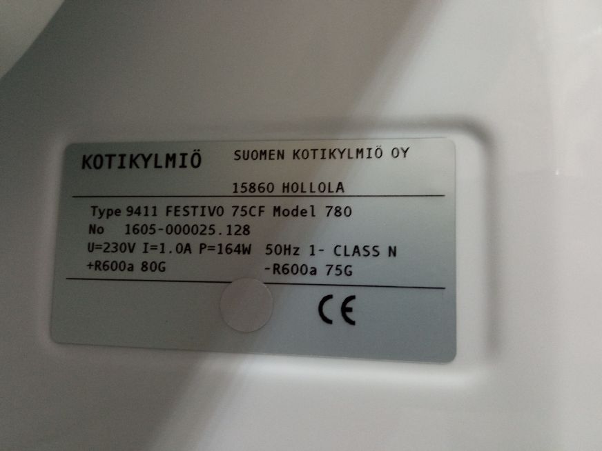Festivo 75 CF kylmiöpakastin – kuva 5