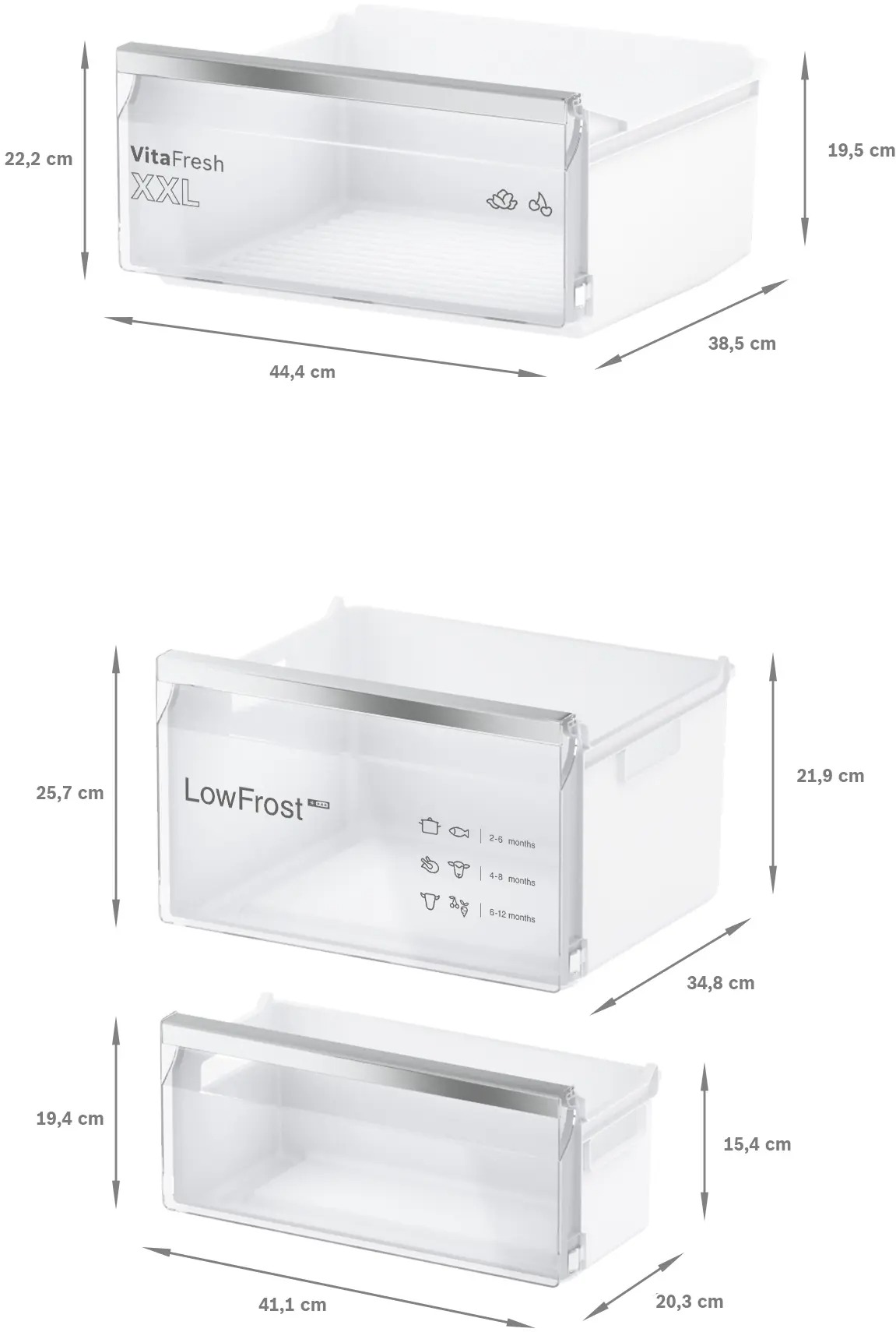 Built-in fridge-freezer combination Bosch – kuva 7