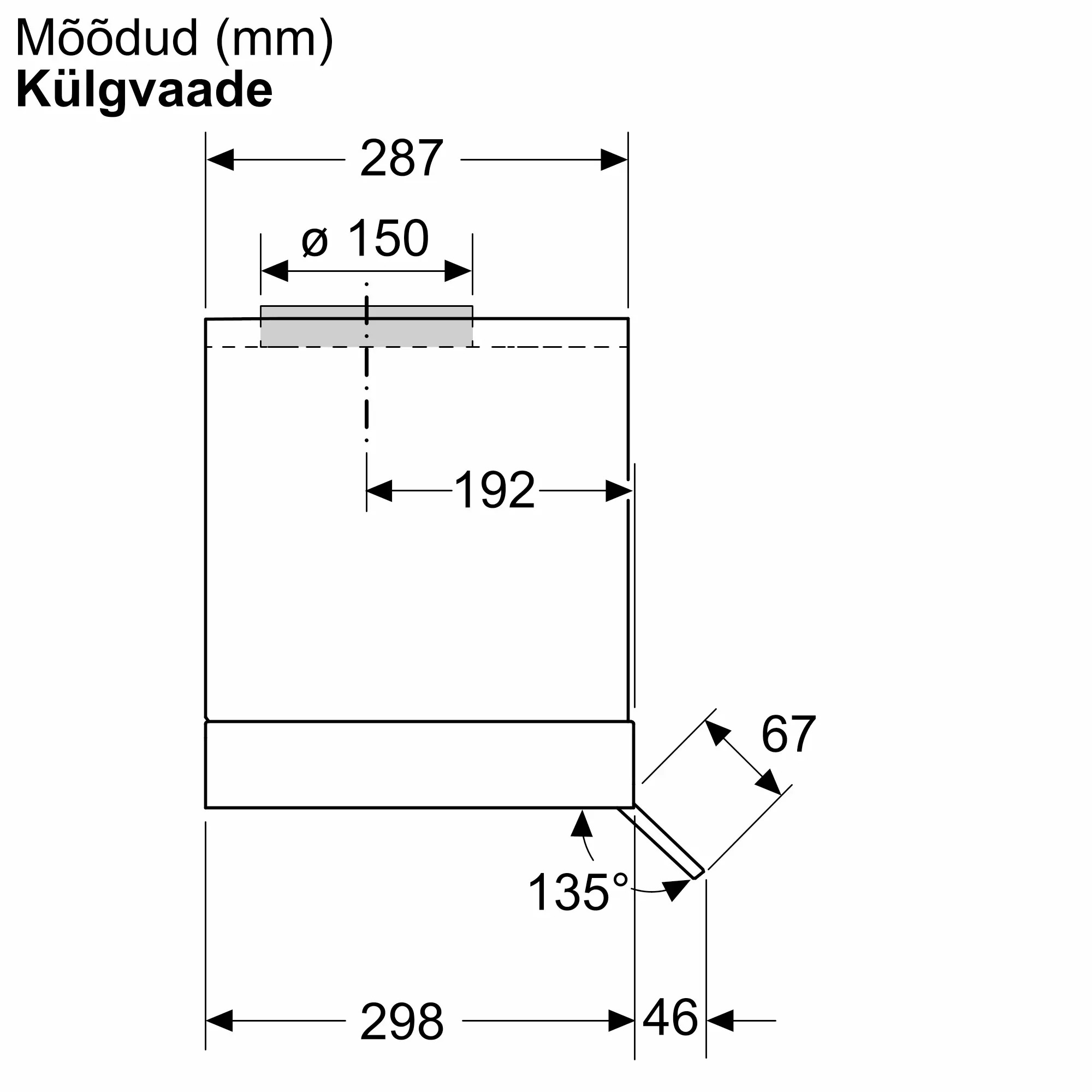 Bosch DBB85CC60 Liesituuletin – kuva 8