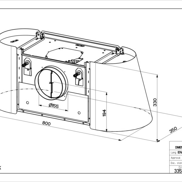 Cooker hood Faber XL WH MATT F80 – kuva 5