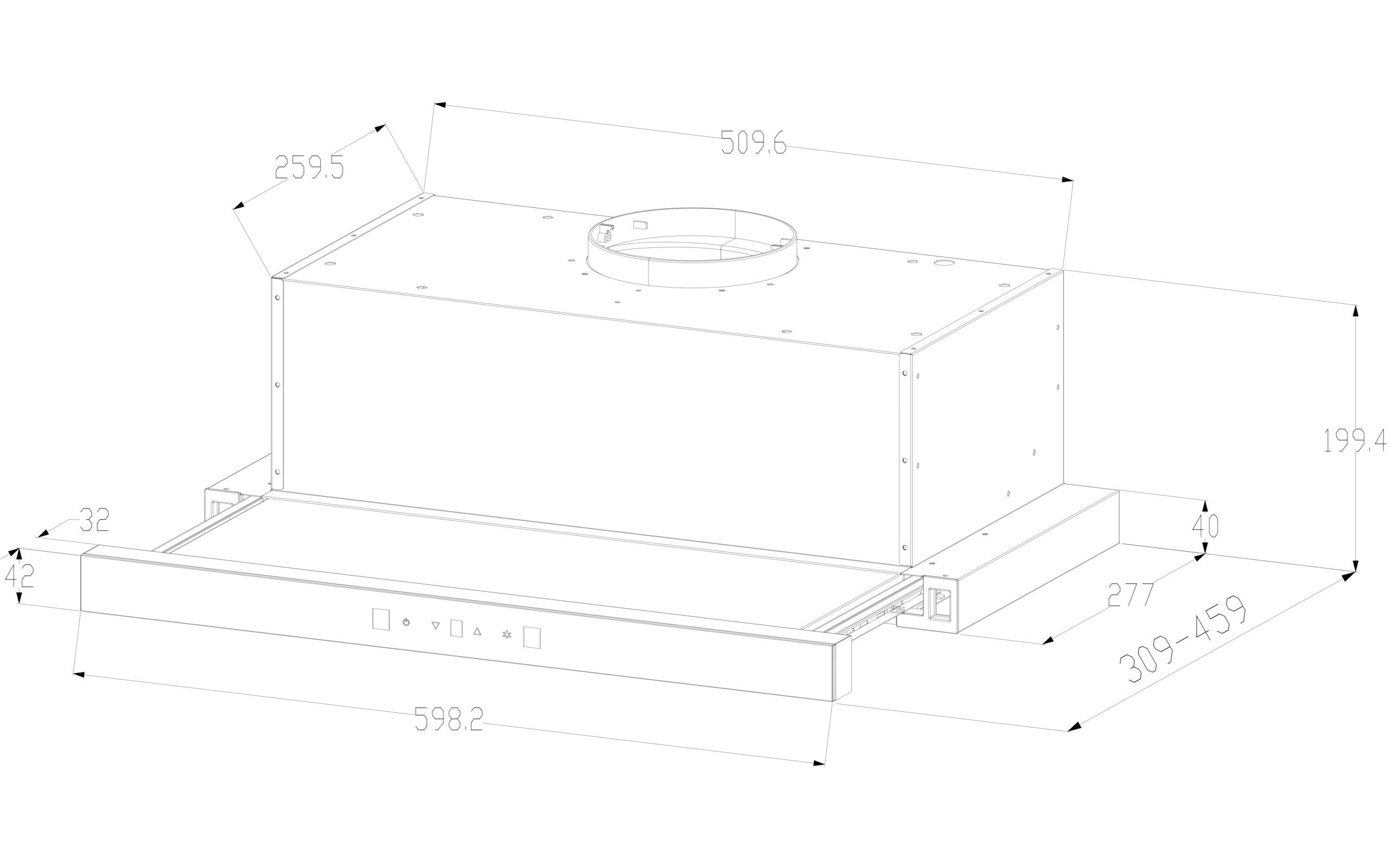 Cooker hood Kluge – kuva 1