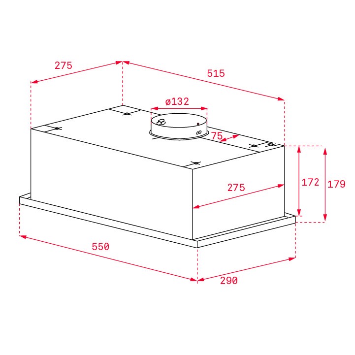 Cooker Hood TEKA GFG2 inox – kuva 2