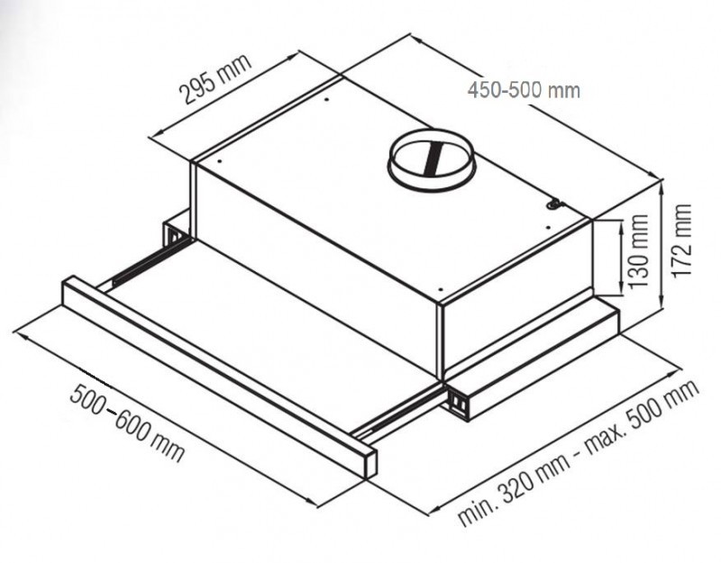 Cooker hood Schlosser – kuva 1