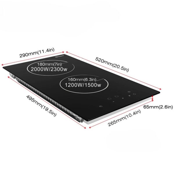 Built-in induction hob Greentek – kuva 2