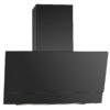 Diagonal wall cooker hood Bomann, black matte