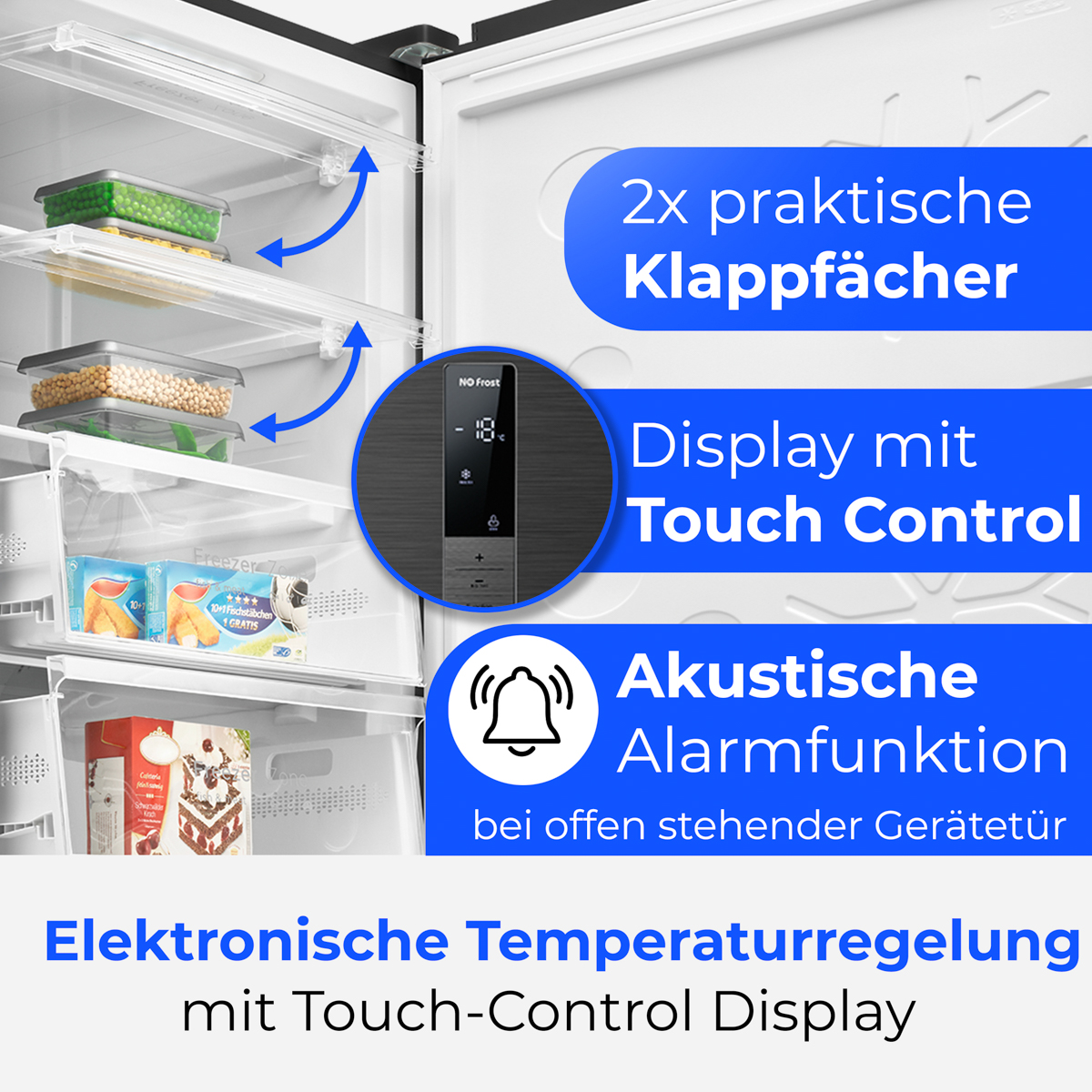 Upright freezer Bomann W70 cm – kuva 10