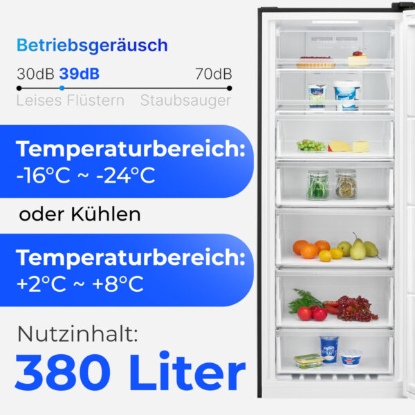 Upright freezer Bomann W70 cm – kuva 7