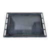 Witt Embrace deep tray Black enamelled