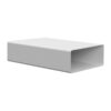Witt IT204 Flat channel, L.600x220x90mm White