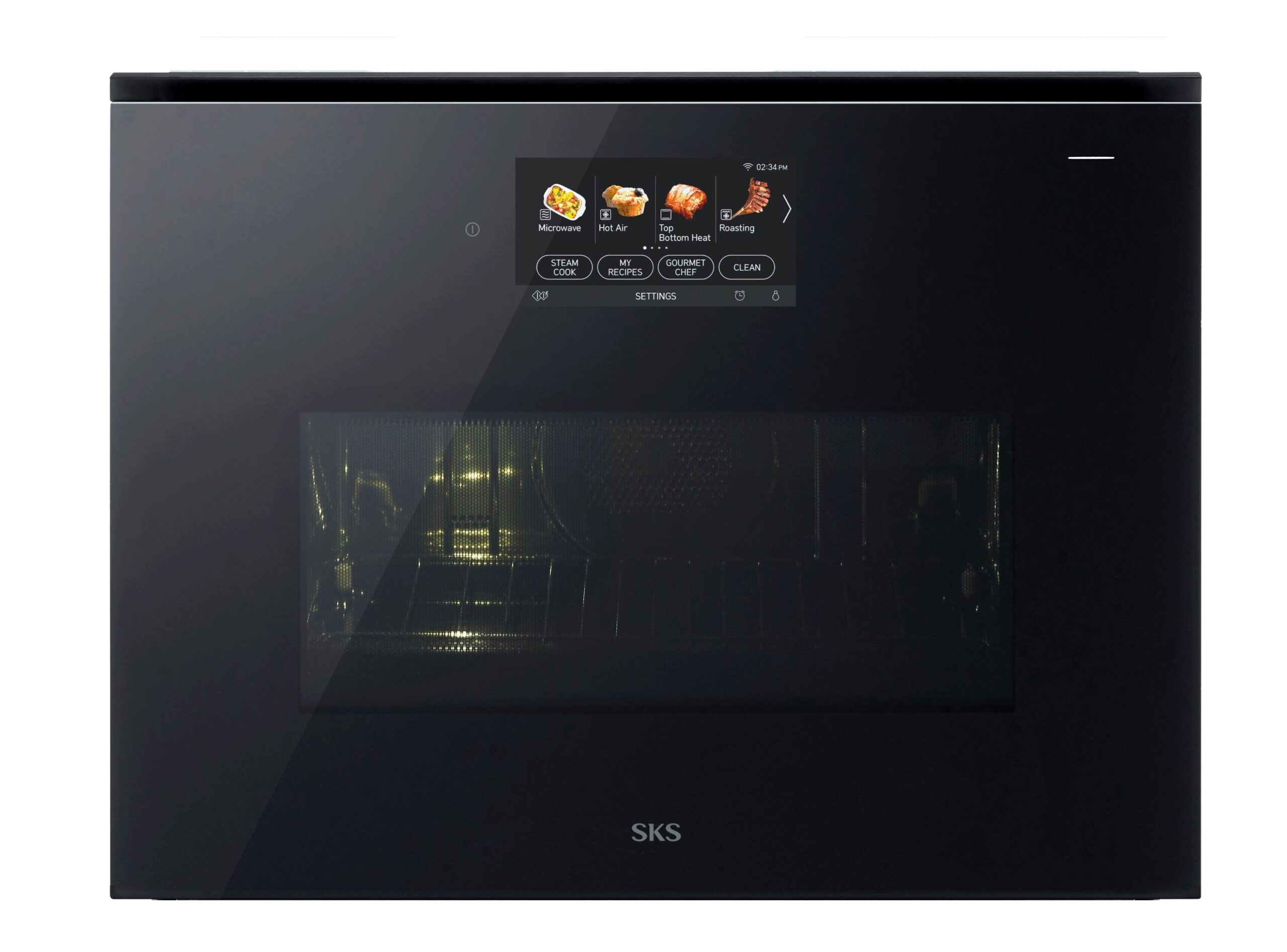 Built-in compact oven steam+microwave SKS