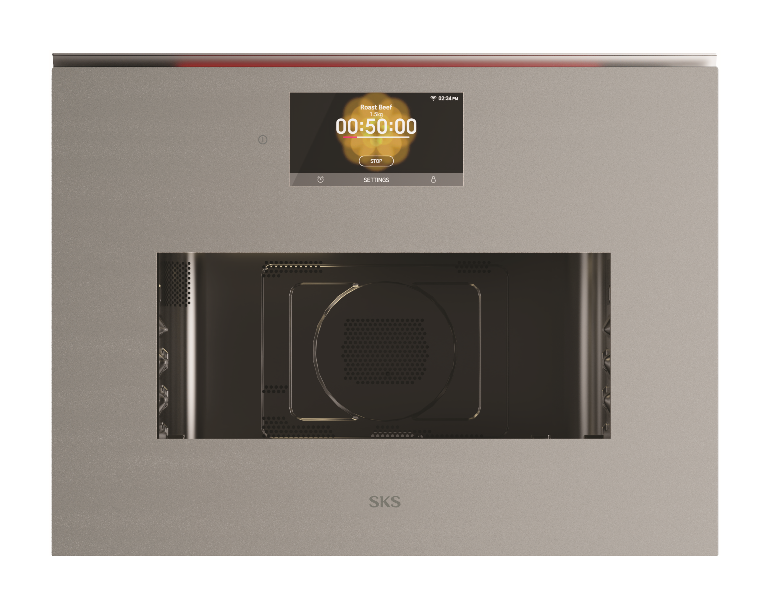 Built-in compact oven steam+microwave SKS