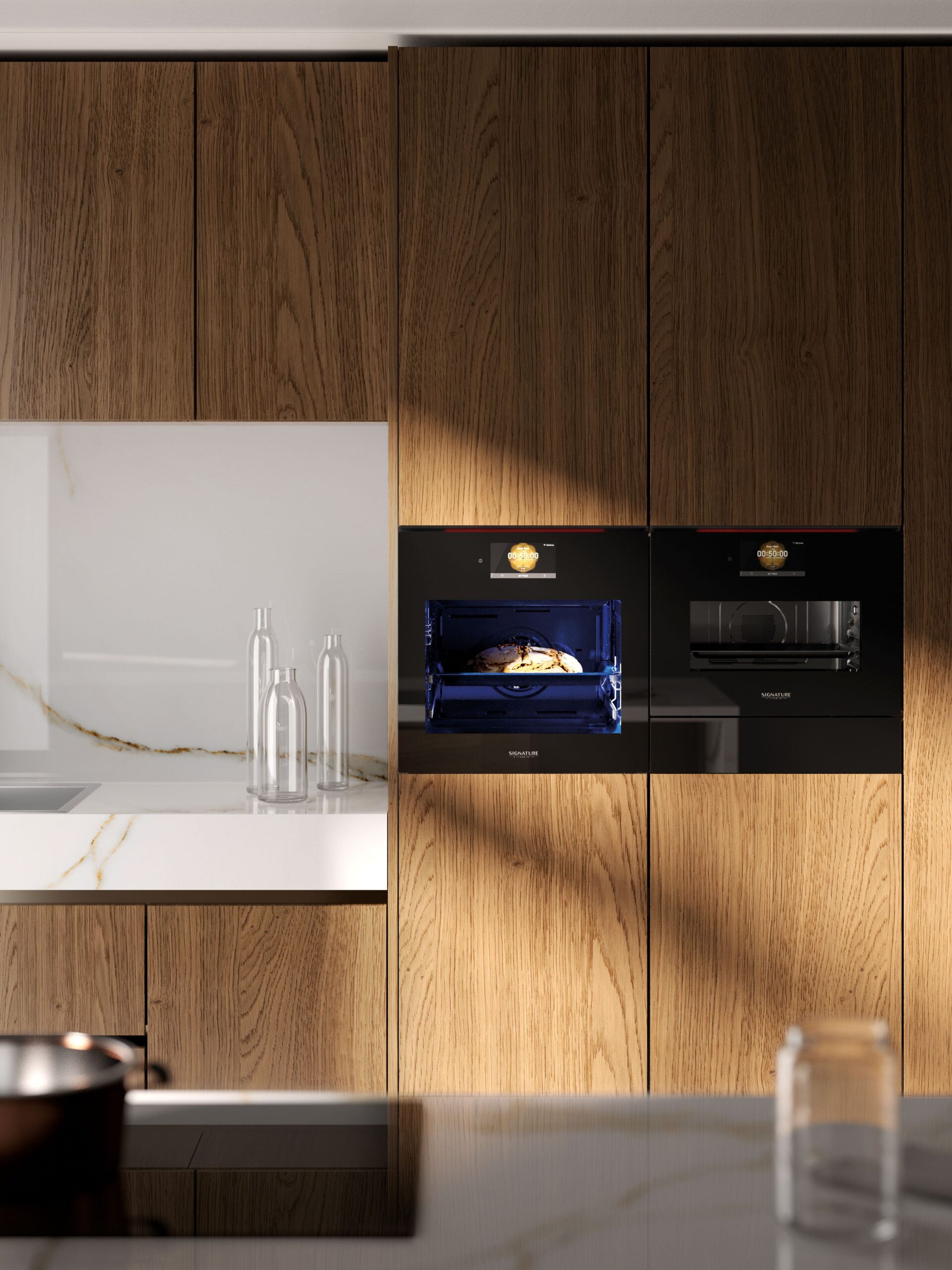 Built-in compact oven steam+microwave SKS – kuva 2